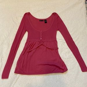 Moda International (VS), pink, long sleeve, size small